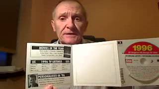 1996 Birthday Gifts - 21st Birthday Gift Review - 1996 Chart Hits CD and 1996 Greeting Card