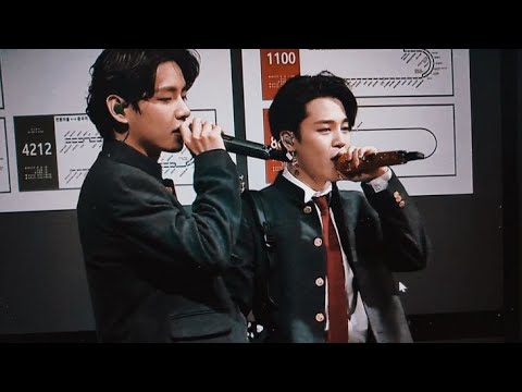 BTS (방탄소년단)|JIMIN,V|- Friends-【Live Video】with ENG lyrics