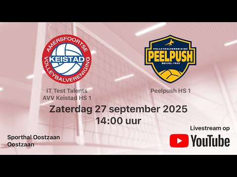 AVV Keistad HS 1 - Peelpush HS 1, Volleybal Heren Superdivisie
