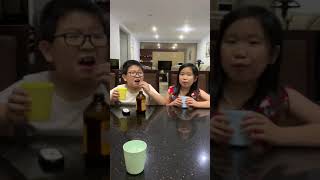 Trying the ginger beer bundaberg soda. Here we go, our first video 😆👍