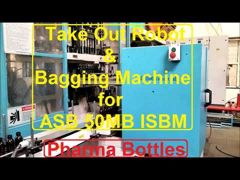 Collection robo for automatic pet blow machine