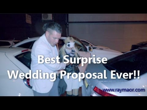 Ray Maor's surprise wedding proposal :)