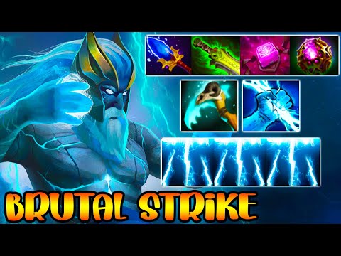 BRUTAL STRIKE [ Zeus ] FULL MAGICAL DAMAGE - INTENSE BUILD - DOTA 2 GAMEPLAY