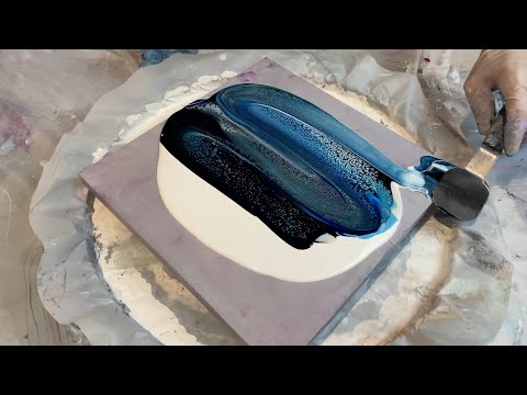 158. Sheleeart Australian Fluid Artist - Ocean Beach Swipe