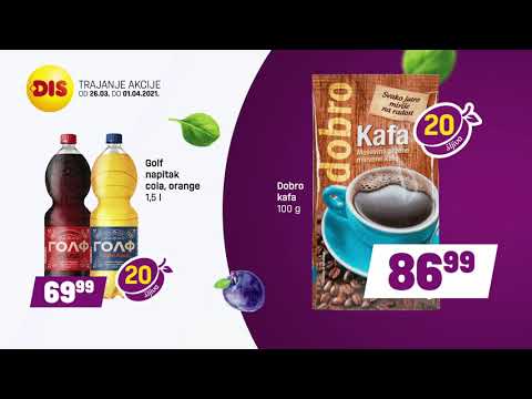 DIS Nedeljna akcija 26.03 – 01.04.2021.