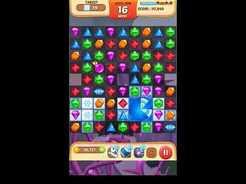 Jewel Match King Level 399 - Walkthrough ( No Booster )