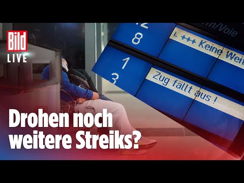 🔴 Lokführer-Streik in Deutschland: Deutsche Bahn spricht über Reisesituation | Live