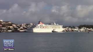 Balmoral Cruise Ship Arrives In St George's Bermuda, October 9 2015