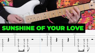 Cream - Sunshine of Your Love - Guitar Tab | Lesson | Tutorial