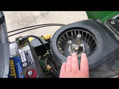 How to change a starter on a John Deere tractor