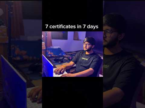 7 days 7 certificates #shorts #career #certificate #google #microsoft #ai #ibm