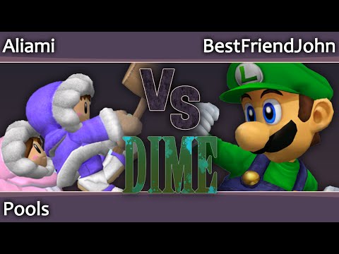 DIME13 Melee - Aliami (ICs) vs BestFriendJohn (Luigi) - Pools