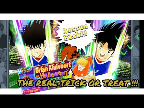 1 - 5 STEP BRIAN KLUIVORT HALLOWEEN GACHA PAID | CAPTAIN TSUBASA DREAM TEAM| TRICK OR TREAT | NEW