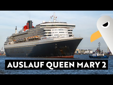 Auslaufen der Queen Mary 2 ⚓️ Hamburg Hafen Live