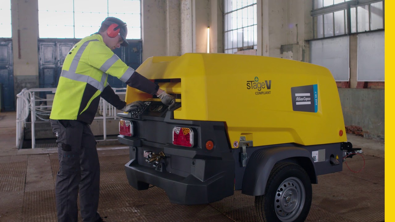 Start Instructions Atlas Copco XAS 38 Portable Compressor