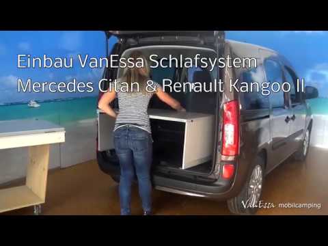 VanEssa Schlafsystem Mercedes Citan / Renault Kangoo - Aufbauvideo