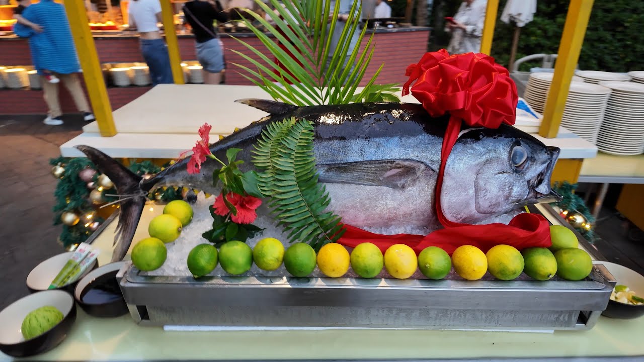 Новогодний ужин и кульминация праздника. Отдых на море в Westin Sanya Haitang