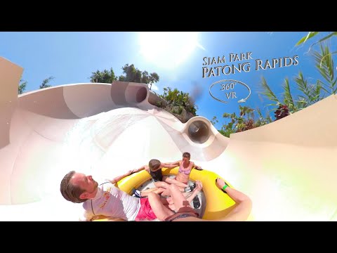 Siam Park Patong Rapids (Tubeslide) 360° VR POV Onride