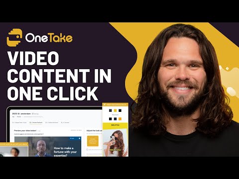 Pump Out Video Content in One Click with OneTake AI