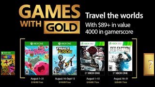 Xbox Games with Gold (August 2017)