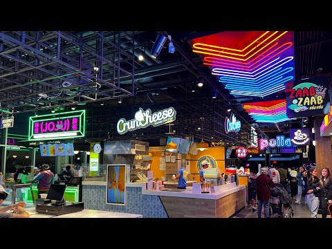 NYC's NEWEST Asian Food Hall : Exploring Tangram Shopping Mall in Flushing, Queens