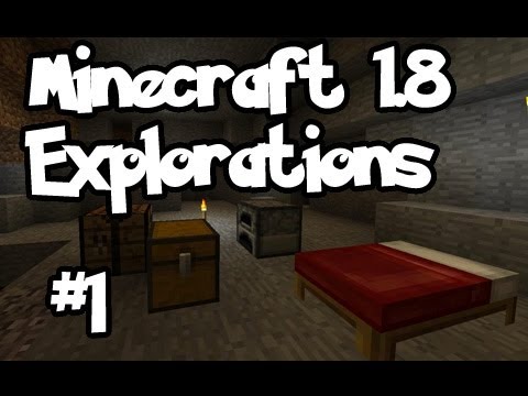 Minecraft: 1.8 Explorations Ep.1 w/Utorak
