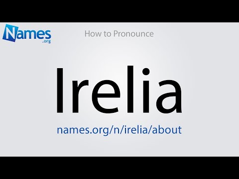 Part of a video titled How to Pronounce Irelia - YouTube