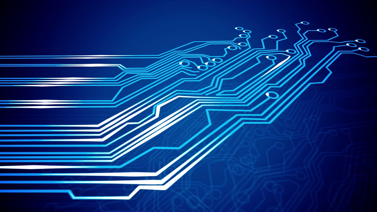abstract background with signals of circuit board Top videos creators