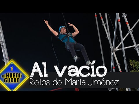 Marta Jiménez se tira al vacío en su debut - El Hormiguero