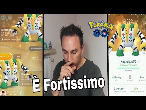 IL GIGANTE REGIGIGAS! EVOLUZIONI FORTUNATE RARE: POKEMON GO ITA