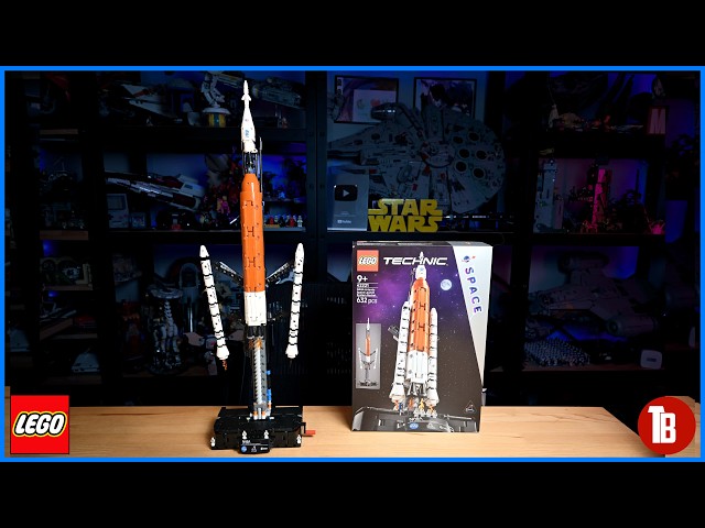 Vídeo relacionado con LEGO Technic Cohete del Sistema de Lanzamiento Espacial NASA Artemis - Cohete Espacial de Juguete con 4 Astronautas y Función de Propulsión - Regalo para Niños y Niñas de 9+ Años - 42221
