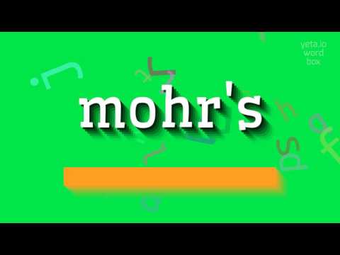 How to say "mohr's"! (High Quality Voices)