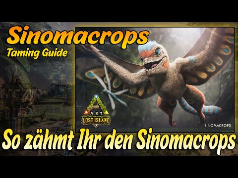 Sinomacrops so Zähmt Ihr ihn - ARK Lost Island Taming Guide