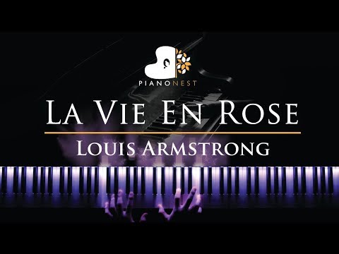 Louis Armstrong - La vie en rose Backing Track
