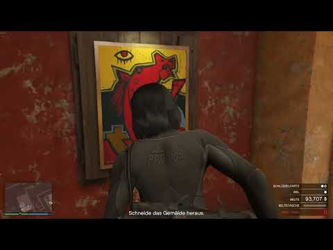 GTA online Cayo Perico solo 1.8mil (pink diamond, 1x painting rest gold)