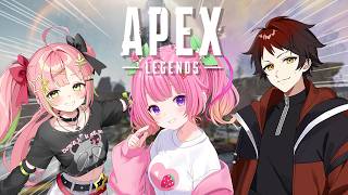 【APEX】がんばって先輩についてくぞ！！フルパだやったー🐣 wよもちゃん、クエストさん