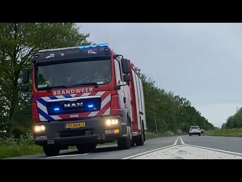 P1 | Brandweer Urk met spoed naar een Till assistentie Op Urk | 25-4135