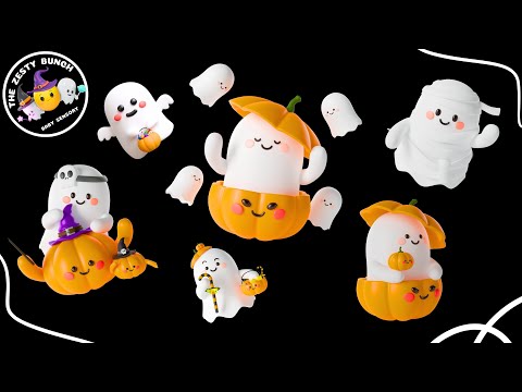 👻 TZB Baby Sensory - Cute Boo Ghost Waltz - High Contrast Halloween Fun! 👻