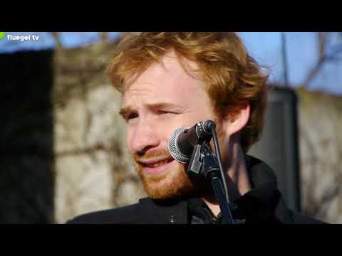 Feinstaub-Demo, Stuttgart, Neckartor, 01.01.2018: Hannes Rockenbauch