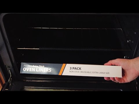 Oven liners Large Premium Oven Liners For Bottom of Electric Oven and Gas Oven