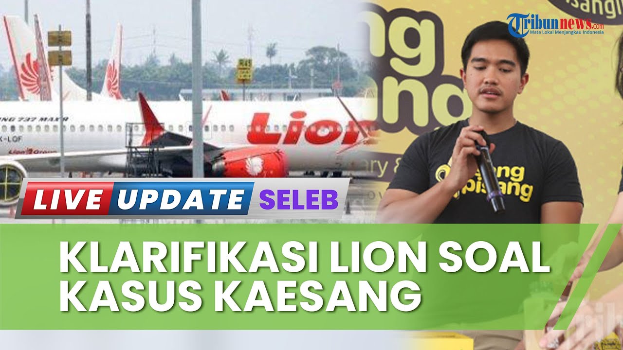 Kaesang Pangarep Kesal Tak Hadiri Pernikahan Rekan, Lion Air Buka Suara
