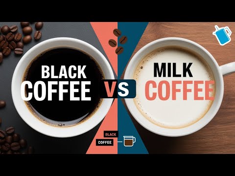 The TRUTH About Black Coffee vs Milk Coffee