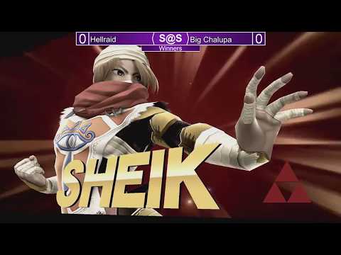 Smash@Sunken 33 Smash4 - Hellraid (Sheik) vs Big Chalupa (Link, Samus) - SSB4 Winners