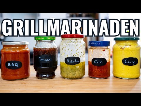 5 GRILLMARINADEN, die Du kennen MUSST! 🔥