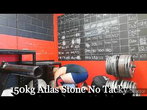 Kiwi-Strength Stongman Training 150kg Atlas Stone No Tacky