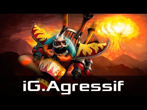 iG.Agressif — Gyrocopter, Offlane (May 16, 2018) | Dota 2 patch 7.15 gameplay