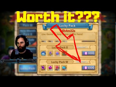 Lucky Pack Worth it??? | Claiming Zephy, Lava and Boa Queen | Castle Clash