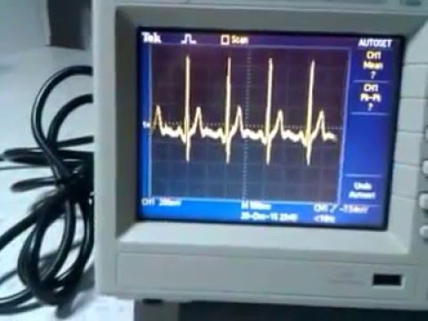 Oscilloscope and DDS AVR Function Generator Heartbeat