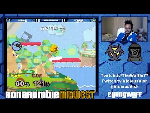 n0ne (Ganon/C.Falcon) vs 2Framez (Pikachu) | Winner's Quarters | Rona Rumble: Midwest V