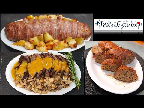 3 Ricette di SECONDI di CARNE Facili e Sfiziosi -  Perfetti per NATALE #1